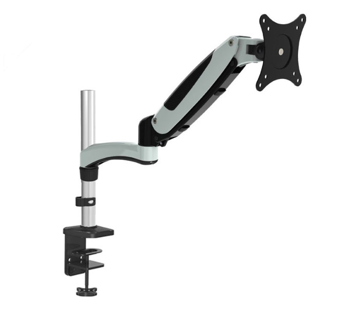 Desktop free punching computer monitor bracket pneumatic arm ergonomic aluminum creative bracket