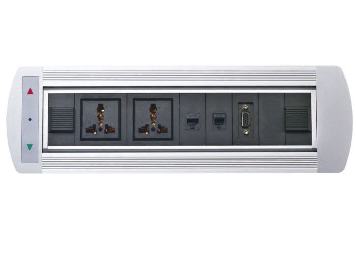 Built In Conference Table Socket Mototized Rotation Power Driven Type With VAG Interface