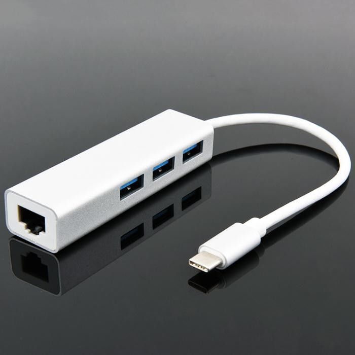 Multi - Function Type - C Transfer Network Card 3.1 USB + Turn Rj45 Gigabit Network Card +3.0 USB HUB Free Drive