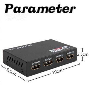 Multi - Port Output HDM Splitter One - In - Four - Out Ultra - Long - Distance Transmission HD 1080P Display Output Box