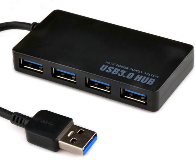 Ultra - Thin Four - Port USB 3.0 Desktop Hub For 5G High - Speed Splitter 5V