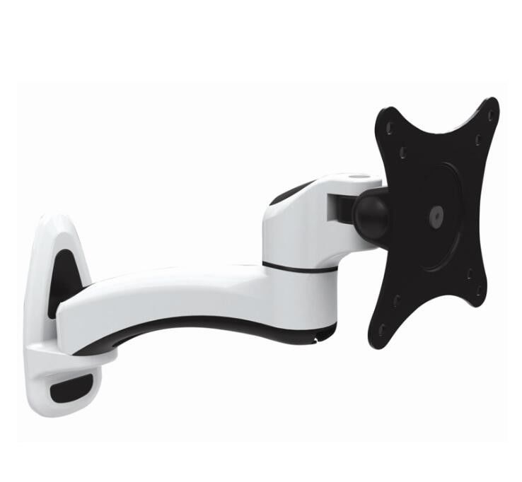 Industrial Laptop Display Wall Rack Equipment Supporting Bracket White / Black Color