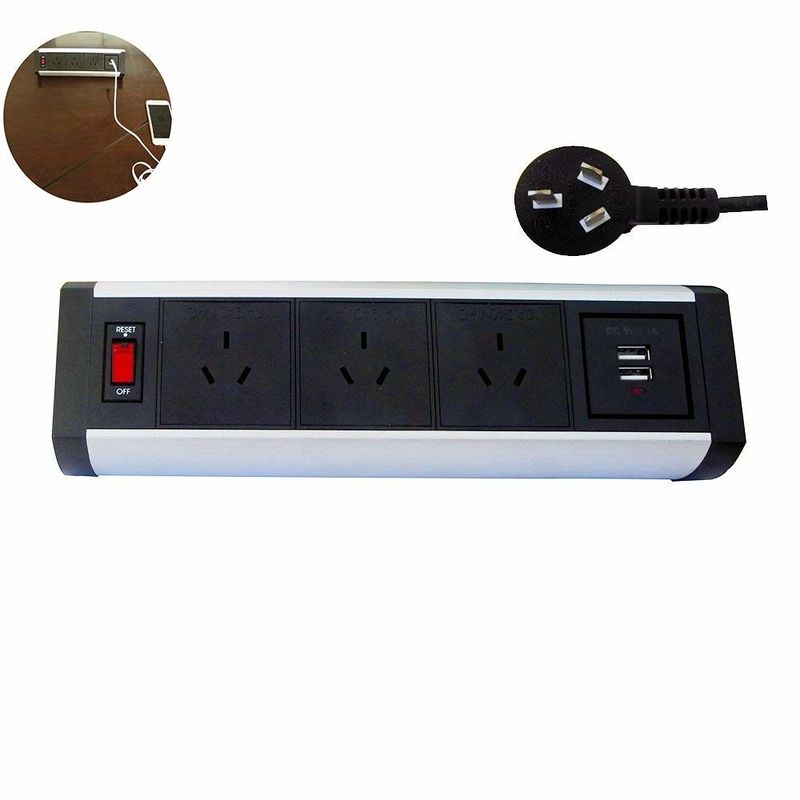 OEM Desktop Power Strip Removable Customized Color CE Certificate Proved