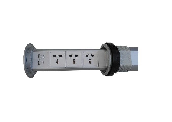 Decorative Motorized Pop Up Power Socket Rohs Certificte Bright Color