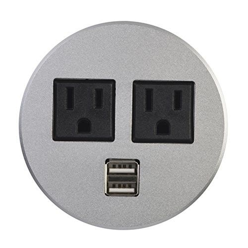 High Safety Round Power Socket , Round Receptacle Outlet Automatically Ectronics Protection