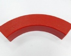 Plastic quarter round handle