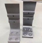 Metal aluminum alloy hanging plate clamp baffle clip
