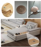 Pop-up sofa desktop bedside table USB fast charging socket