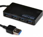 Ultra-thin 4-port USB 3.0 HUB hub one for four 5G high-speed usb splitter