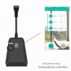 IP44 waterproof wifi remote control smart plug desktop socket, suitable for home indoor and outdoor