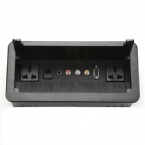 Multi - Function Manual Desktop Flip Data Junction Box / Power Data Integrated Socket