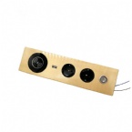 Embedded Alloy Conference Table Socket With Switch 1 Year Warranty