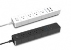 Type - C American Smart Identification Desk Mount Power Strip 50/60HZ 1875W