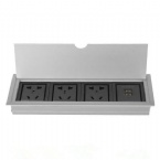 Multimedia Conference Table Socket , 110V-240V Desktop Socket Information Box