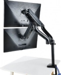 OEM LCD Monitor Lift , Telescopic Multi - Function Alloy Dual-Screen Display Computer Stand Rotary Lifting Bracket