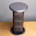 Multi - Function Motorized Pop Up Socket , Automatic Pop-Up Power Outlet