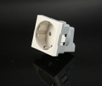 Waterproof Wall Switch Socket , Surface Mounted German Power Socket