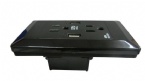 Black Double Wall Socket With USB American Standard Panel Security Anti - Drop