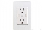 American Wall Switch Socket Six Holes With Dual USB 3.1A 2.1A 50HZ