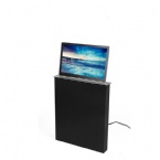 Conference Room Office Table LCD Monitor Lifting Mechanism Implicit LED Screen Display