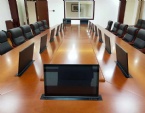 Ultra - Thin Electric LCD Monitor Lift For Conference Room Interior Fit Out