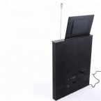 17 Inch LCD Monitor Lift Audio Conference System , Double Screen Motorized Monitor Lift
