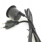 5V 2A Adapter Furniture Charger Table USB Socket Round Type Black Color