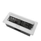 Customize Desktop Pop Conference Table Socket Telephone Audio Terminal Box