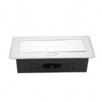 Hidden Conference Table Power Hub Aluminum Alloy Hydraulic Power Supply Data Box