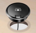 10w Fast Charging Black USB Smart Home Wireless Power Charging Socket British Standard