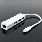 Multi - Function Type - C Transfer Network Card 3.1 USB + Turn Rj45 Gigabit Network Card +3.0 USB HUB Free Drive