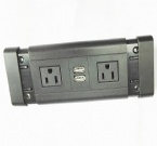 American Standard Conference Table Electrical Outlets / Hotel Furniture Power Socket USB Interface