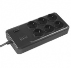 Multi - Function Plug Row Plug With USB Charging Smart Socket Switch To Insert European Socket