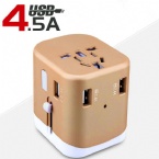 8 Holes USB Table Hub Multi - Country Global Travel Conversion Plug Charger