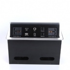 Conference Table Pop Up Box Data And Power Socket With Usb Control Box / Desk Power Outlet