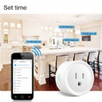 ABS Material Conference Table Socket , Smart Phone Timer Switch Socket