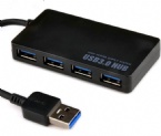Ultra - Thin Four - Port USB 3.0 Desktop Hub For 5G High - Speed Splitter 5V