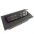 Hidden Conference Table Electrical Box Easy To Install Zinc Alloy