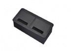 Rectangle Desk Power Outlet Aluminum Brush Convenient Installation