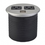 High Safety Round Power Socket , Round Receptacle Outlet Automatically Ectronics Protection