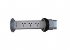 Motorized kitchen pop up power socket